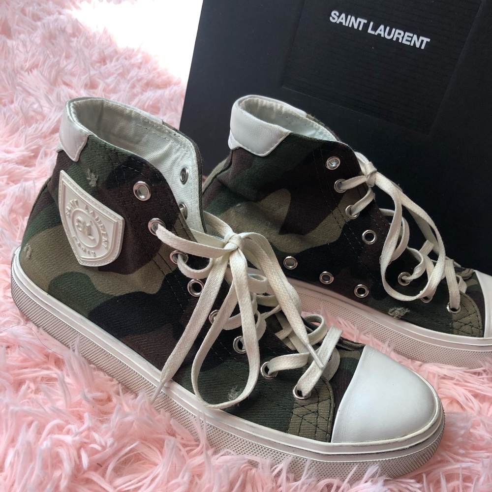 Camouflage Saint Laurent Sneakers